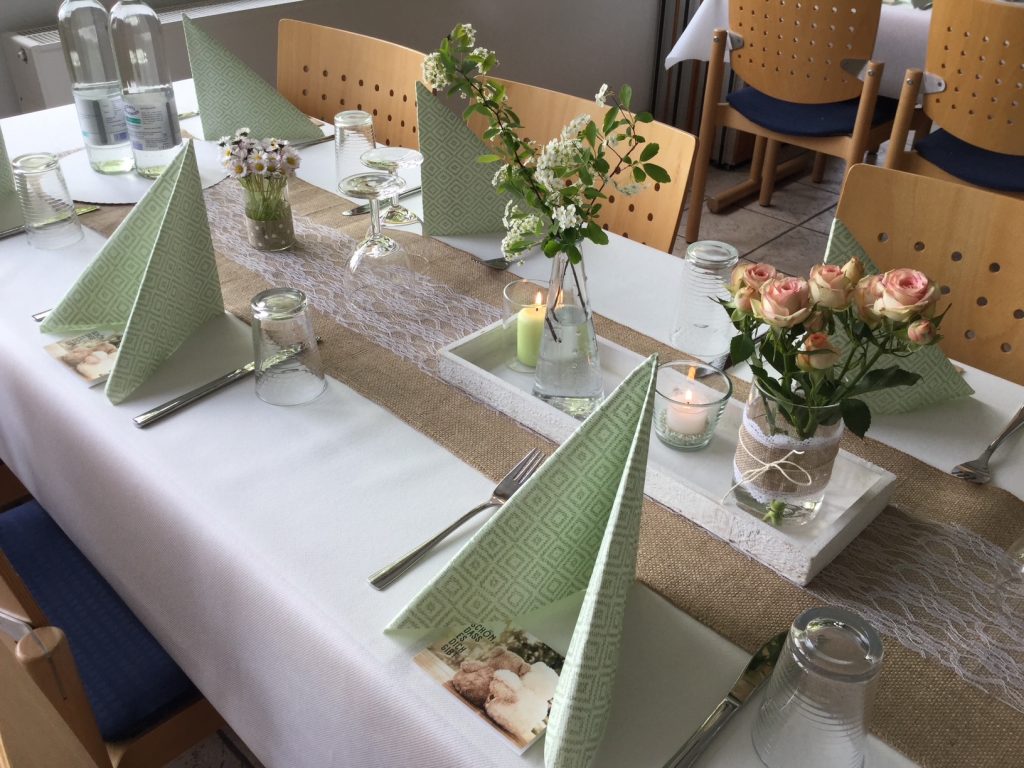 Foto Tischdekoration